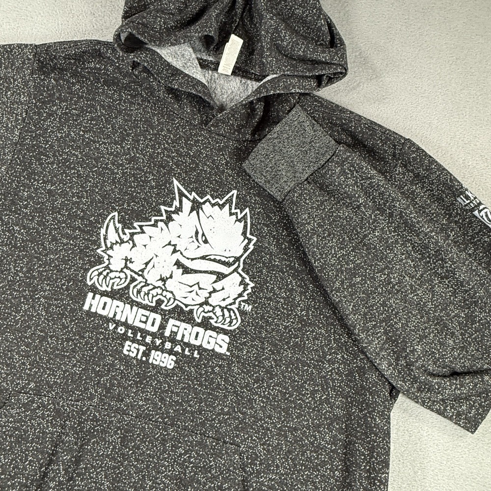 TCU Horned Frogs XL Women's Volleyball Hoodie Women's Jill Kramer Camp‎ Gray